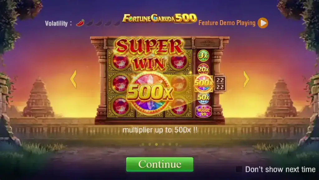 Como Jugar Fortune Garuda 500 en España